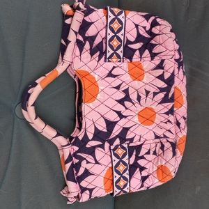 Vera Bradley cotton double handle purse, 14 in wide x 9 1/2"  tall